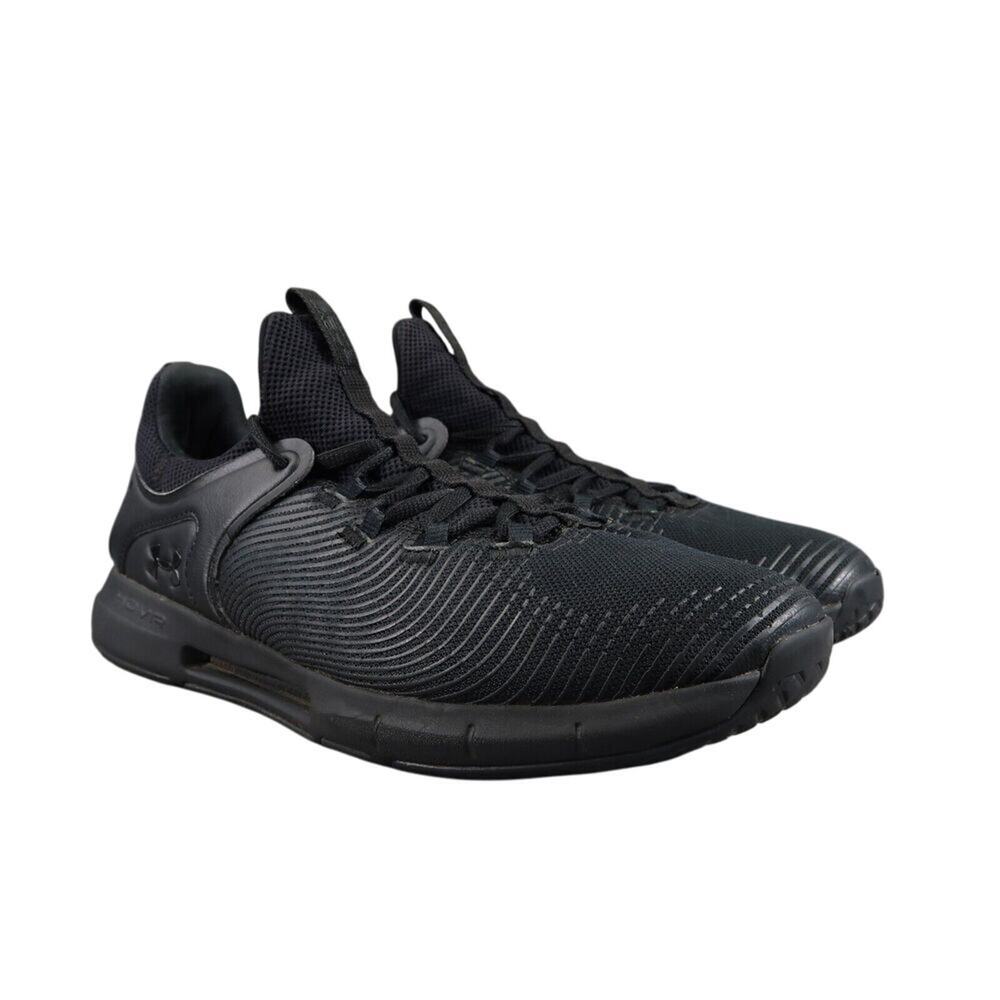 Under Armour Shoes Mens 11 Hovr Rise 2 Cross Training Athletic Sneaker Black Low